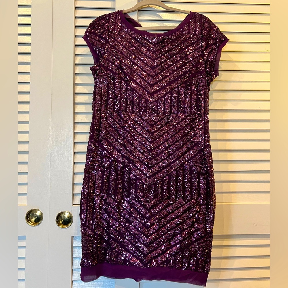 Vince Camuto sequined cocktail dress, Size 14